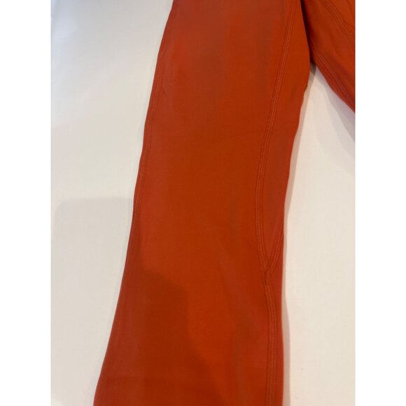 Lululemon Rust Orange High-Waisted Full-Length Leggings Womens Size S - Picture 2 of 8